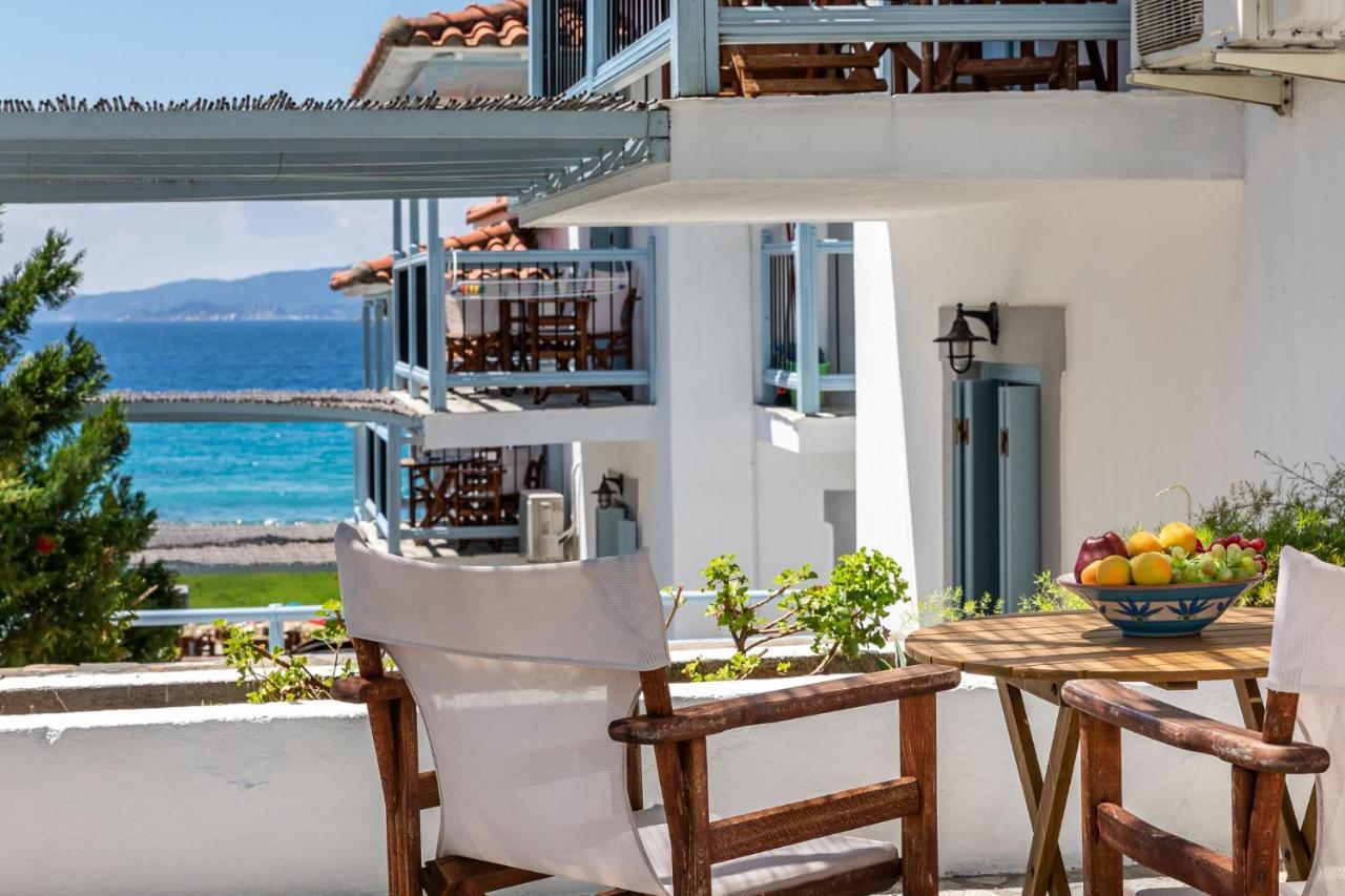 Milia Beach Apartments Paralia Milia Екстериор снимка