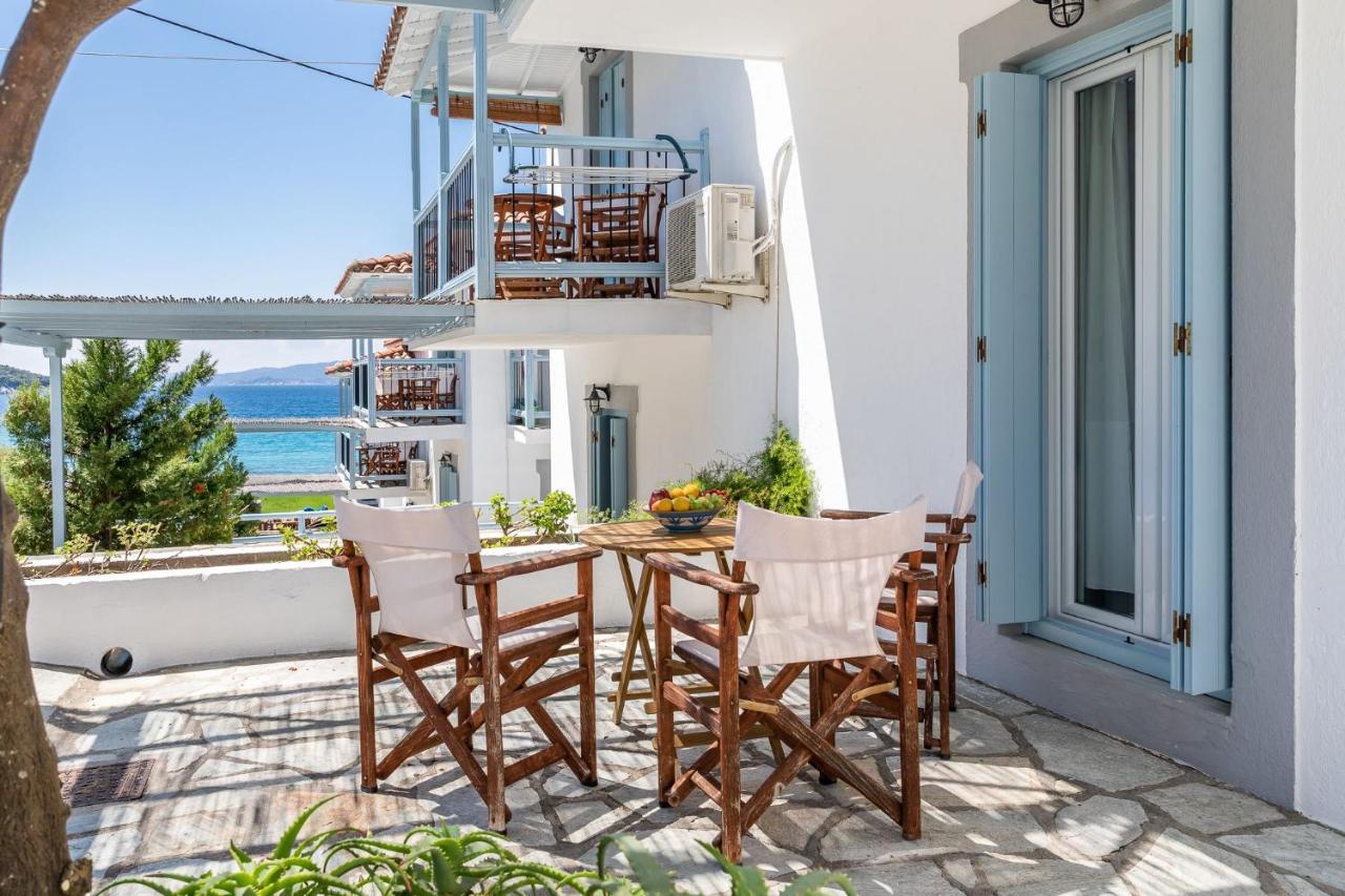 Milia Beach Apartments Paralia Milia Екстериор снимка