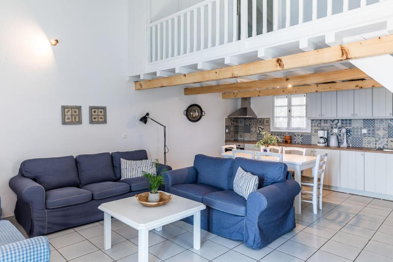 Milia Beach Apartments Paralia Milia Екстериор снимка